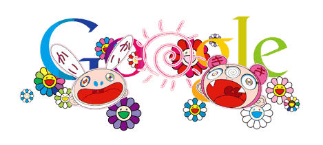 takashi murakami, google doodle